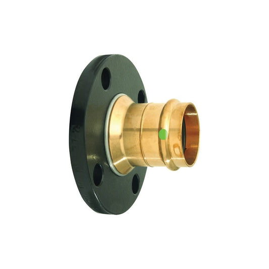 Flange, 1-1/4 in, Press x Bolt Pattern, Bronze