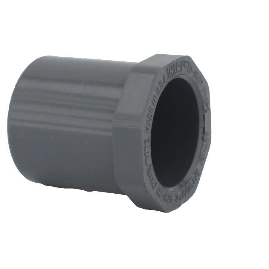 Bushing, 1-1/4 x 1 in, Socket x Spigot, SCH 80/XH, PVC