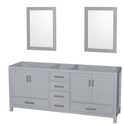 Sheffield Double Bathroom Vanity - 78.5W x 35H x 21.5D