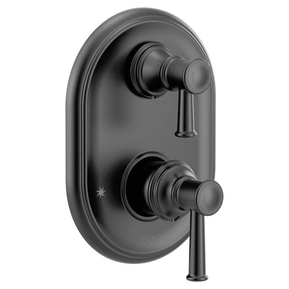 Belfield 2 Function Pressure Balanced Valve Trim Only with Double Lever Handle, Integrated Diverter - Less Rough In