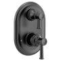 Belfield 2 Function Pressure Balanced Valve Trim Only with Double Lever Handle, Integrated Diverter - Less Rough In