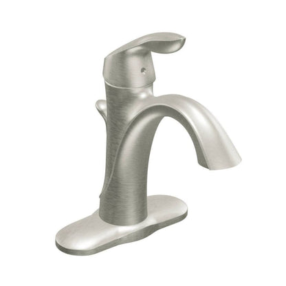 Single Handle Single Hole Bathroom Faucet from the Eva Collection (Valve Included)