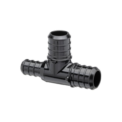 QickSert CR® Tee, 3/4 x 1/2 x 3/4 in, Crimp PEX, Poly