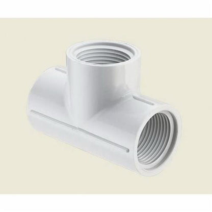 Tee, 1 in, FNPT, SCH 40/STD, PVC