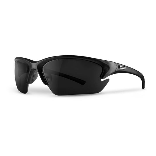 Quest Safety Glasses, Black Frame, Smoke Lenses