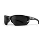 Quest Safety Glasses, Black Frame, Smoke Lenses