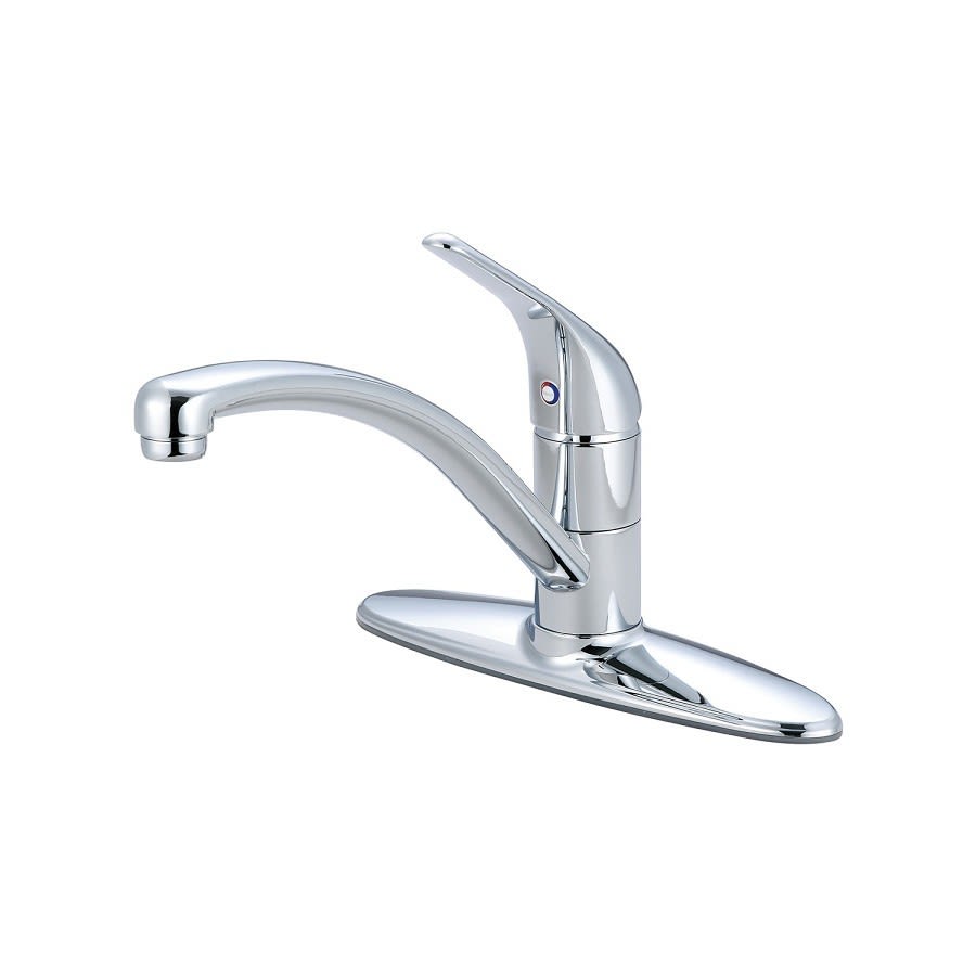 Legacy Kitchen Faucet, Deck Mount, ADA, 1 Lever Handle, 3-Hole, PVD Brushed Nickel