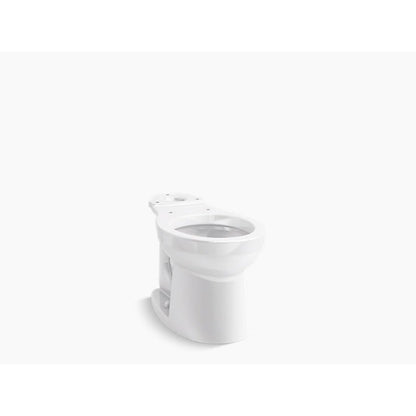 Kingston™ Toilet Bowl, Floor Mount, 12 in Rough, Round, White
