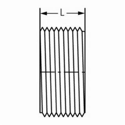 Cleanout Plug, 3 in, MNPT (Flush Style), DWV, PVC