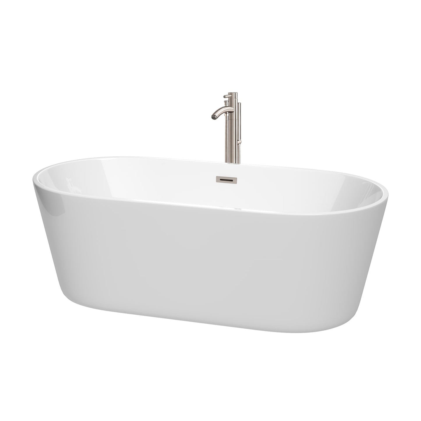 Carissa CD Freestanding Bathtub - 67W x 23H x 31.5D