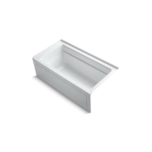 Archer® Alcove Tub, ADA, 60 x 32 x 19 in, Right Hand Drain, White