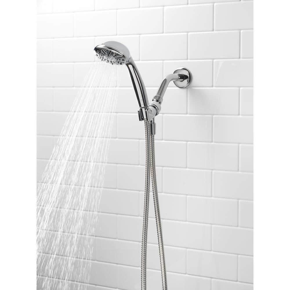 1-Spray Wall Mount Handheld Shower Head 1.8 GPM in Chrome