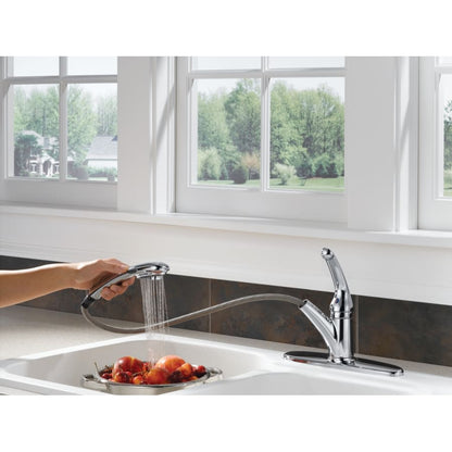 Signature Pull-Out Kitchen Faucet with Optional Base Plate - Includes Lifetime Warranty