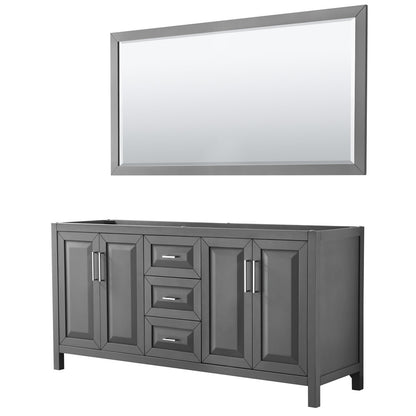 Daria Double Bathroom Vanity - 71W x 35H x 21.5D
