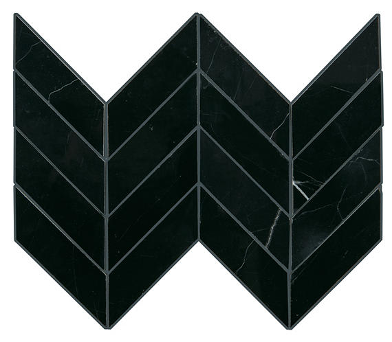 Pietra Divina Nero Marquina Rectangle 12X24 Polished