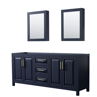 Daria Double Bathroom Vanity - 78.75W x 35H x 21.5D