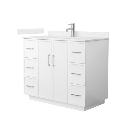 Elan Single Bathroom Vanity with Toe Kick - 42W x 35H x 22D