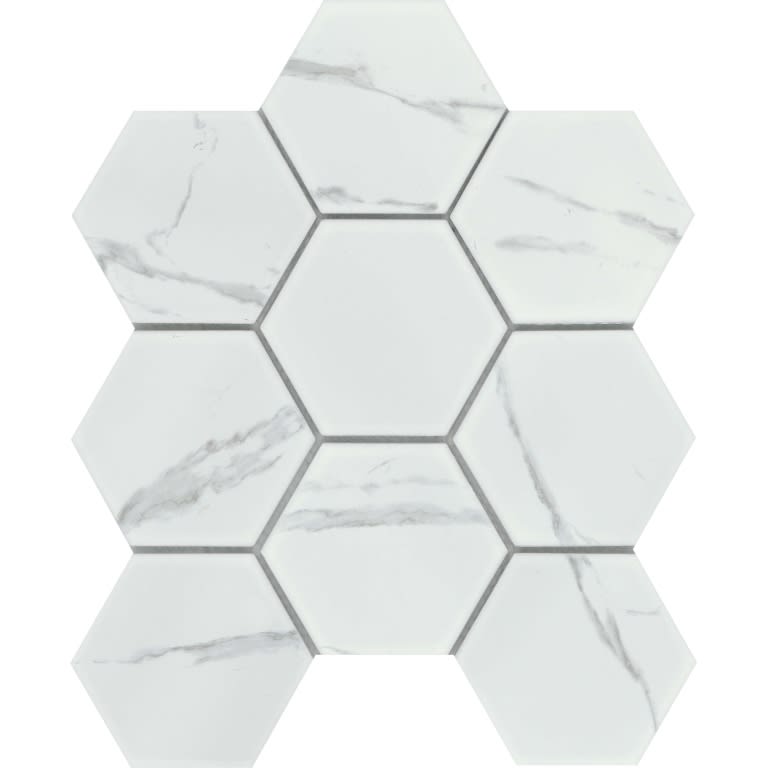 ELEGAN CALACATA MT 4" HEX/MO