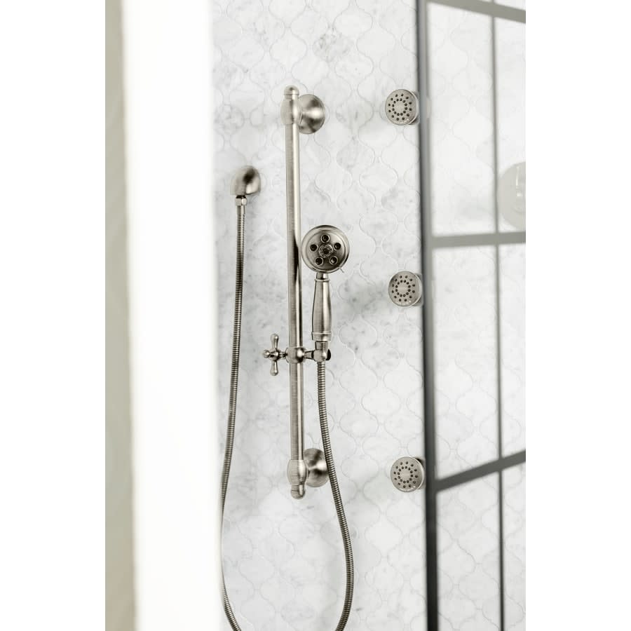 1.75 GPM Traditional Hand Shower Package with H2Okinetic Technology - Includes Hand Shower, Slide Bar, Hose, and Limited Lifetime Warranty