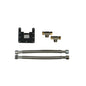 Kit (2) Brass Tees and (2) 3/4 x 18 in L Flex Lines, and Mounting Bracket