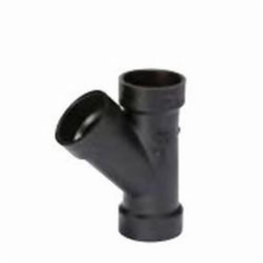 DWV Wye, 3 in, Hub, ABS