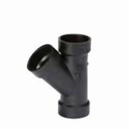 DWV Wye, 3 in, Hub, ABS