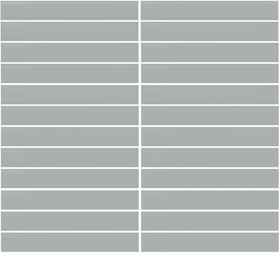 Color Wheel Mosaic Matte Desert Gray Herringbone 1X3 Matte