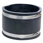 Transition Coupling, 4 in, West Coast Clay x West Coast Clay, Flexible PVC