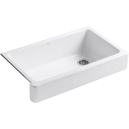 Whitehaven 35-1/2" Undermount Single Basin Cast Iron Kitchen Sink