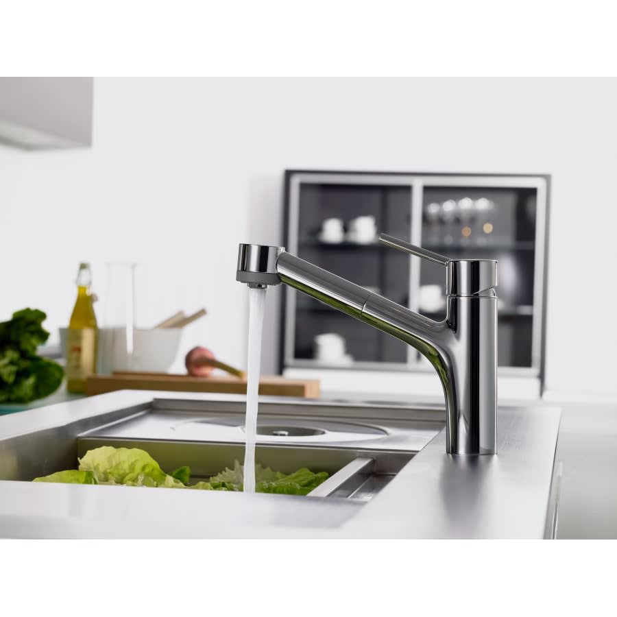 Talis S 1.75 GPM Pull-Out Kitchen Faucet with Locking Spray Diverter - Limited Lifetime Warranty