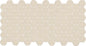 Keystones Almond Hexagon 1X1 Matte