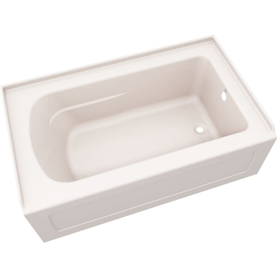 Hillsboro 60" Three Wall Alcove Acrylic Soaking Tub with Right Drain