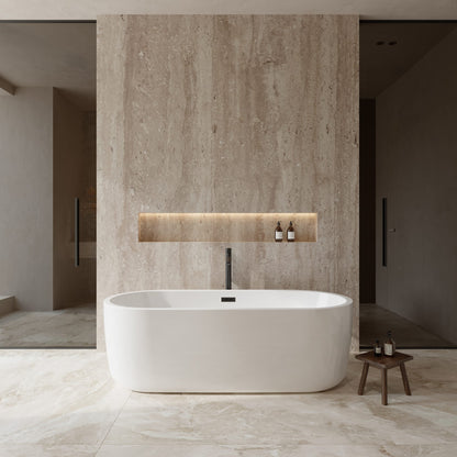 Juliette Freestanding Bathtub - 71W x 23H x 31.5D