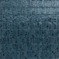 Rice Blu Deco Leaf Rectangle 2X6 Glossy
