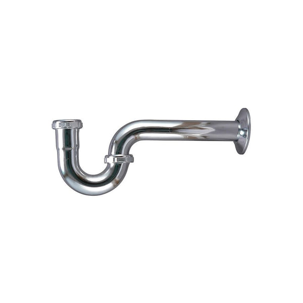 Tubular P-Trap, 1-1/4 in, 17 ga, Polished Chrome