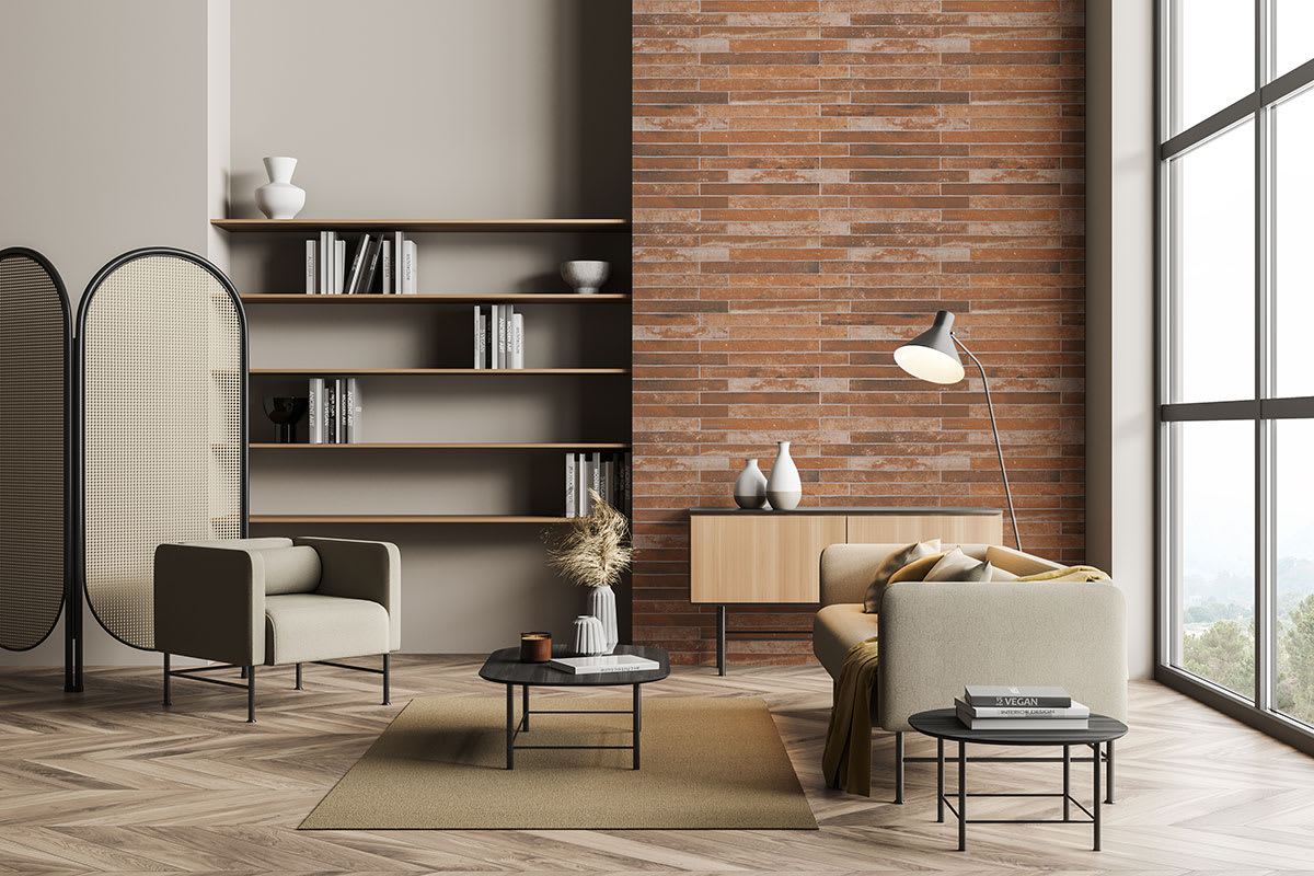 Brickstone Red Porcelain Tile