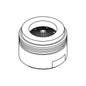 Aerator, For Use With Model 0239 Single/2-Handle Basin Faucet, 13/16-27 Male Thread, 1.5 gpm, Polished Chrome