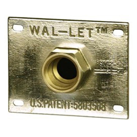 WalLet™ Wall Termination Fitting, 1/2 in, FNPT x Female C