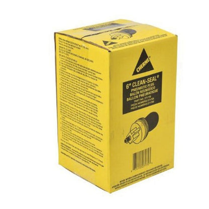 Clean-Seal® Pneumatic Pipe Plug, 6 in Pipe, 6.63 in L, Natural Rubber