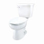Maxwell® Toilet Bowl, Floor Mount, 12 in Rough, Elongated, White