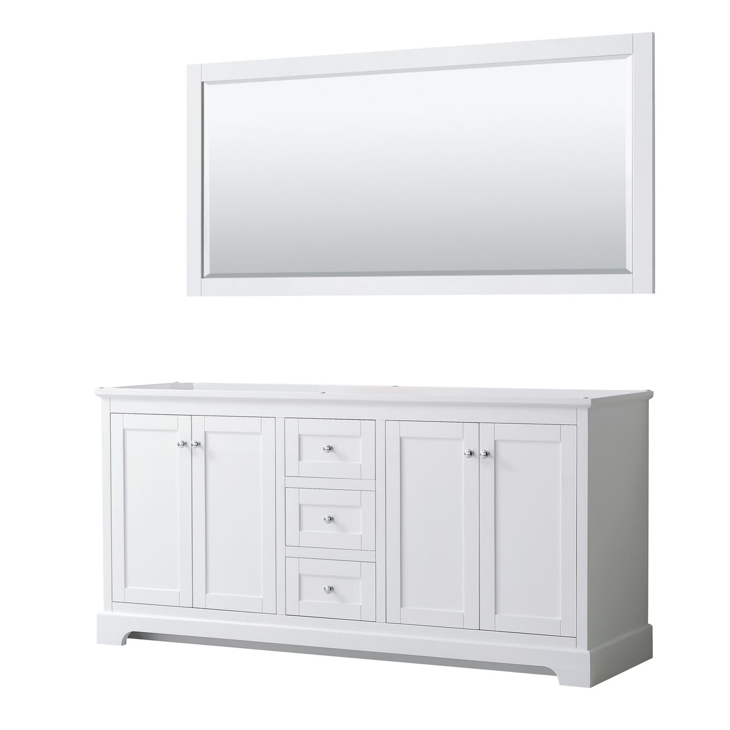 Avery Double Bathroom Vanity - 71W x 34.25H x 21.75D