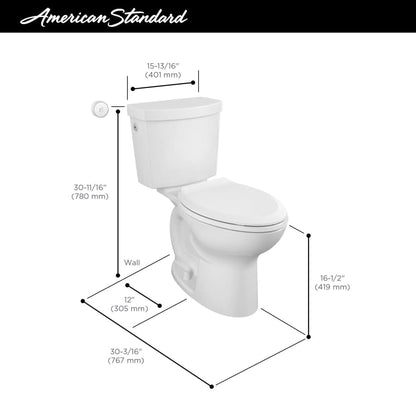 Cadet Elongated Chair Height Toilet Bowl Only - Less Seat