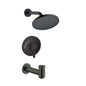 Vernis Blend Tub and Shower Trim Package with 1.5 GPM Single Function Shower Head