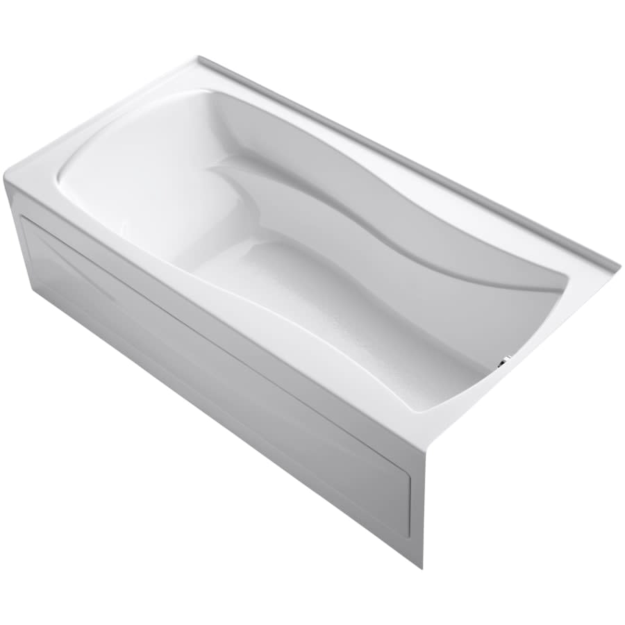 Mariposa 6 Foot Three Wall Alcove Soaking Tub with Right Hand Drain