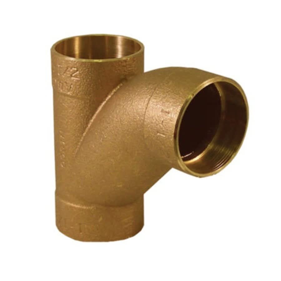 DWV Combination Wye and 45 deg Elbow, 4 in, C, Copper