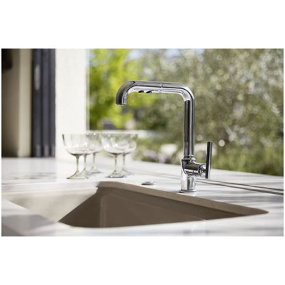 Cape Dory 33" Single Basin Under-Mount Enameled Cast-Iron Kitchen Sink