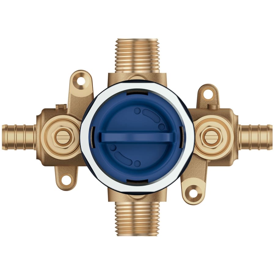 GrohSafe 3.0 Pressure Balance Valve with PEX Crimp Connections and Service Stops