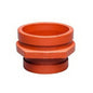 Reducer, 4 x 1-1/2 in, Groove, Ductile Iron, Enamel Painted