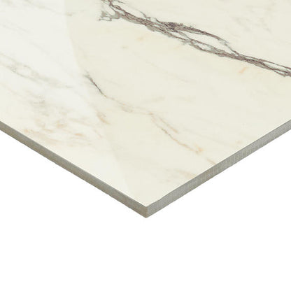 Panoramic Duet Calacatta Topaz Rectangle 12X24 Polished