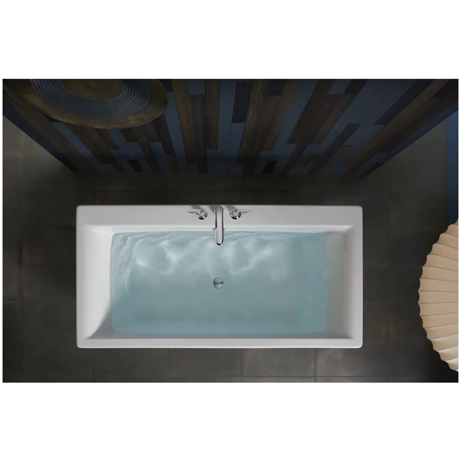 Stargaze 60" Soaking Bathtub for Freestanding Installations with Center Drain